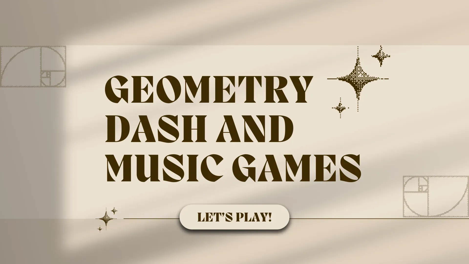 Geometry Dash and Music Games